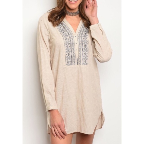 Dresses & Skirts - Embroidered Tunic or Dress